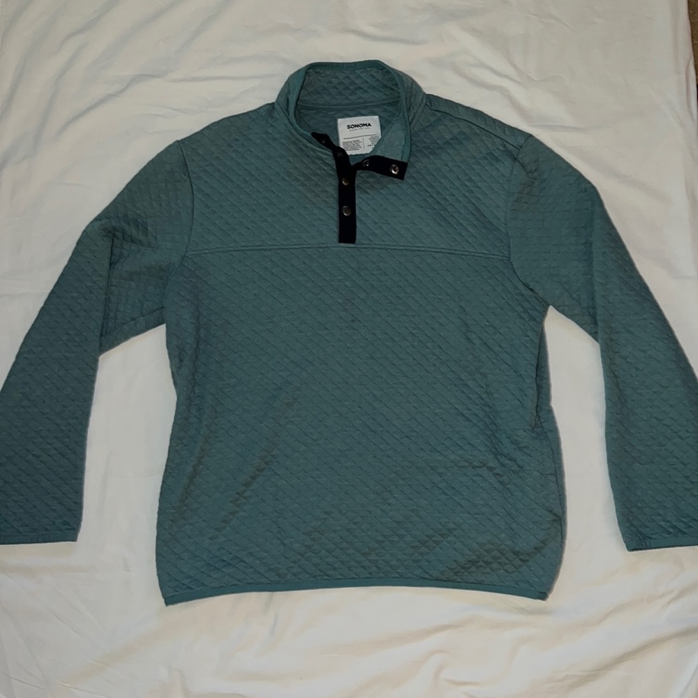 Mens Sonoma quilted pullover